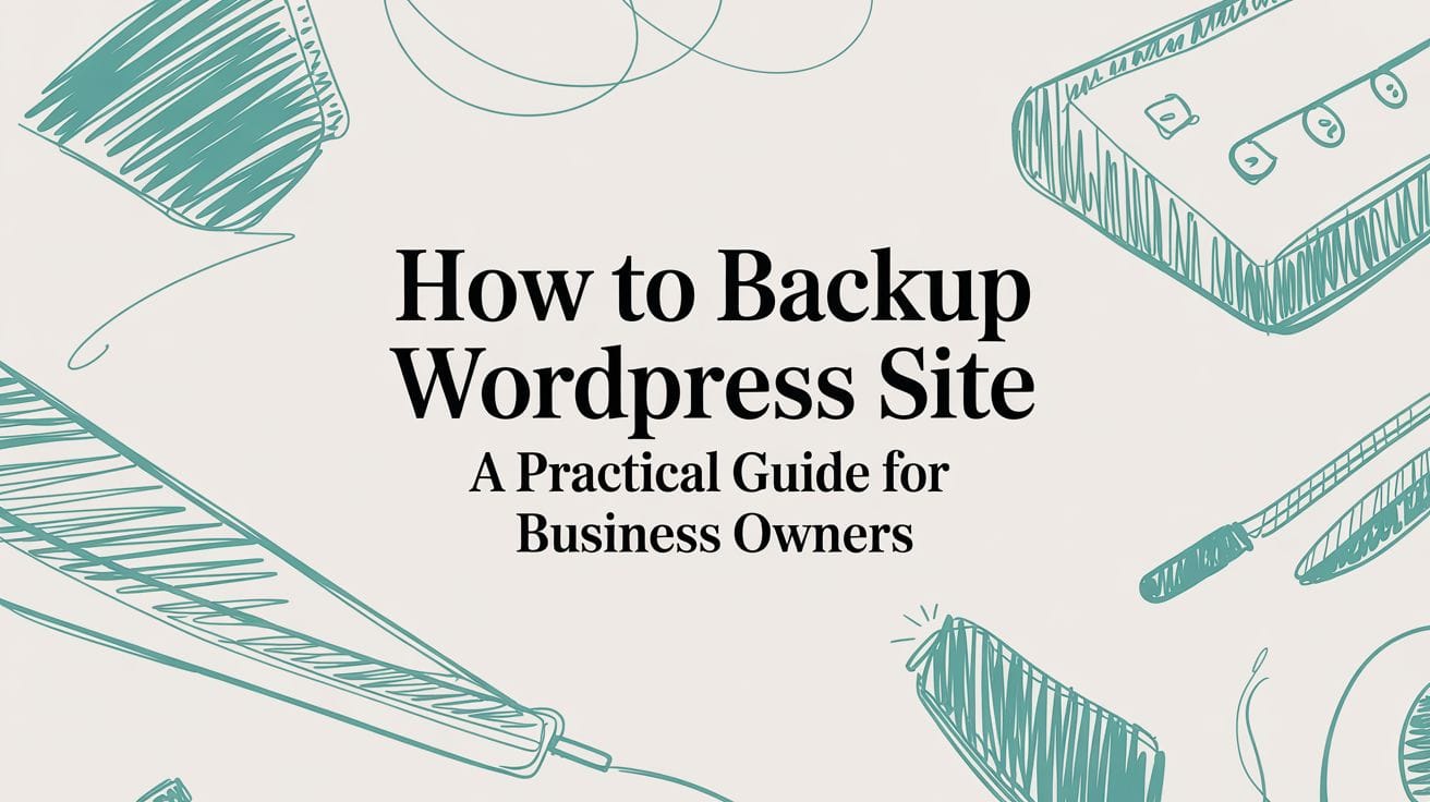 How to Backup WordPress Site A Practical Guide for Business Owners How to Backup WordPress Site A Practical Guide for Business Owners