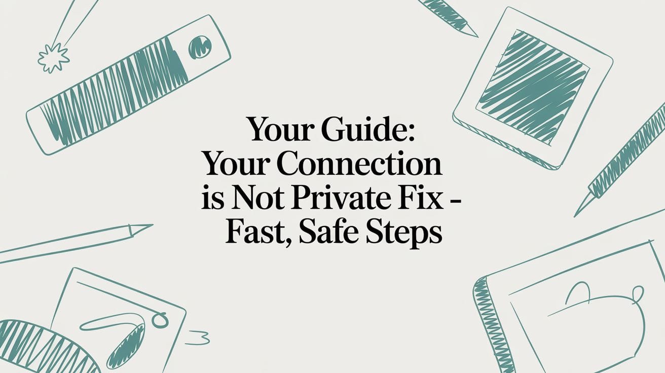 Your Guide: your connection is not private fix – fast, safe steps