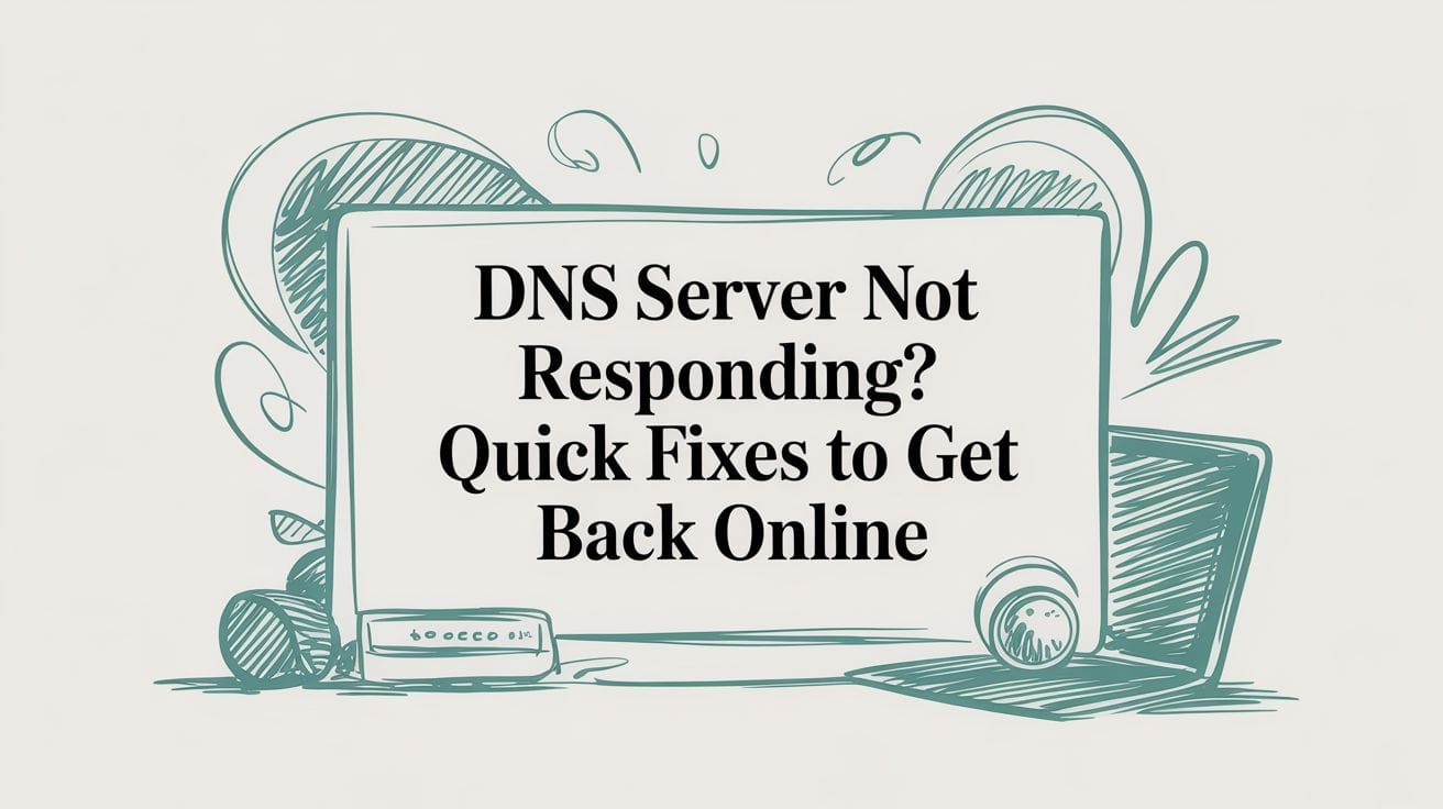 DNS Server Not Responding? Quick Fixes to Get Back Online