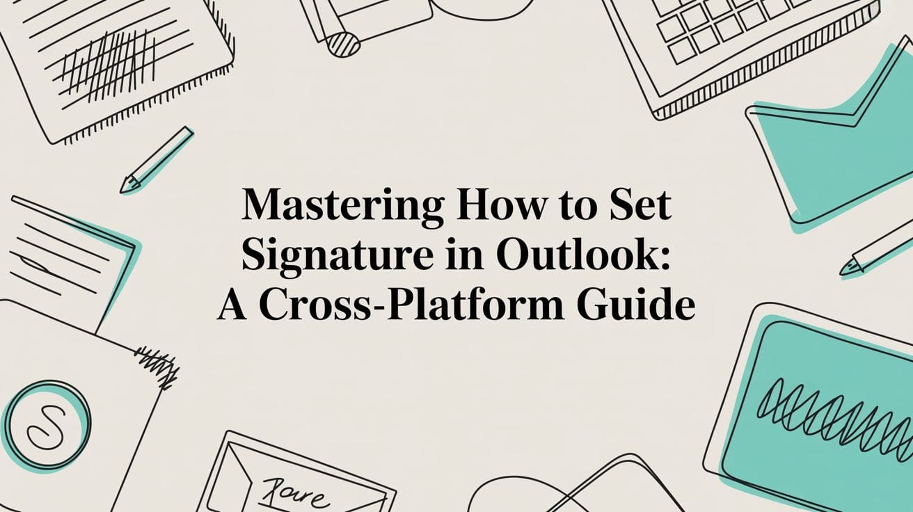 Mastering how to set signature in outlook: A Cross-Platform Guide