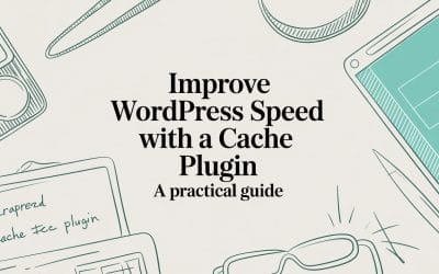 Improve WordPress Speed with a Cache Plugin A Practical Guide improve-wordpress-speed-with-a-cache-plugin-workspace-sketch