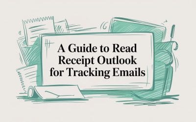 A Guide to Read Receipt Outlook for Tracking Emails read-receipt-outlook-notes-illustration