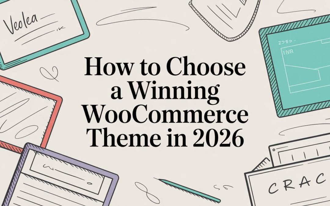 Woocommerce theme workspace flatlay