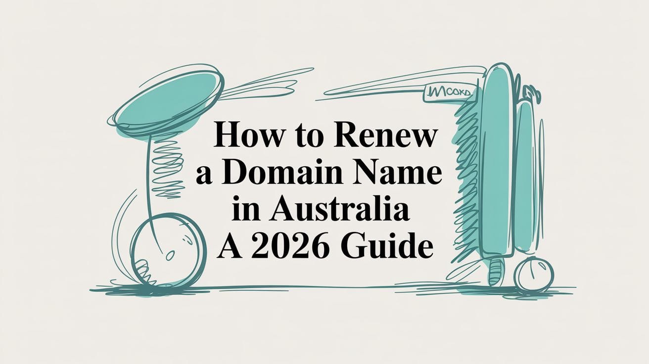 How to Renew a Domain Name in Australia a 2026 Guide