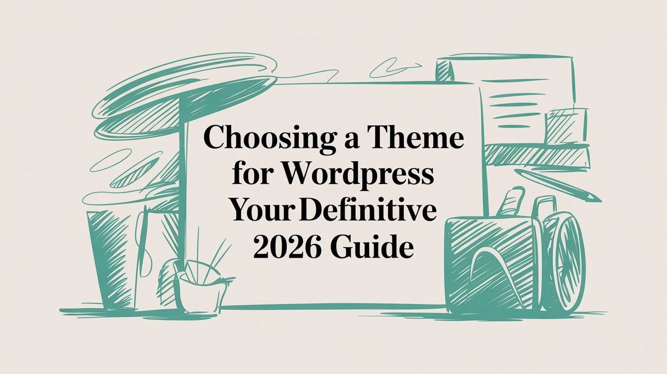 Choosing a Theme for WordPress Your Definitive 2026 Guide