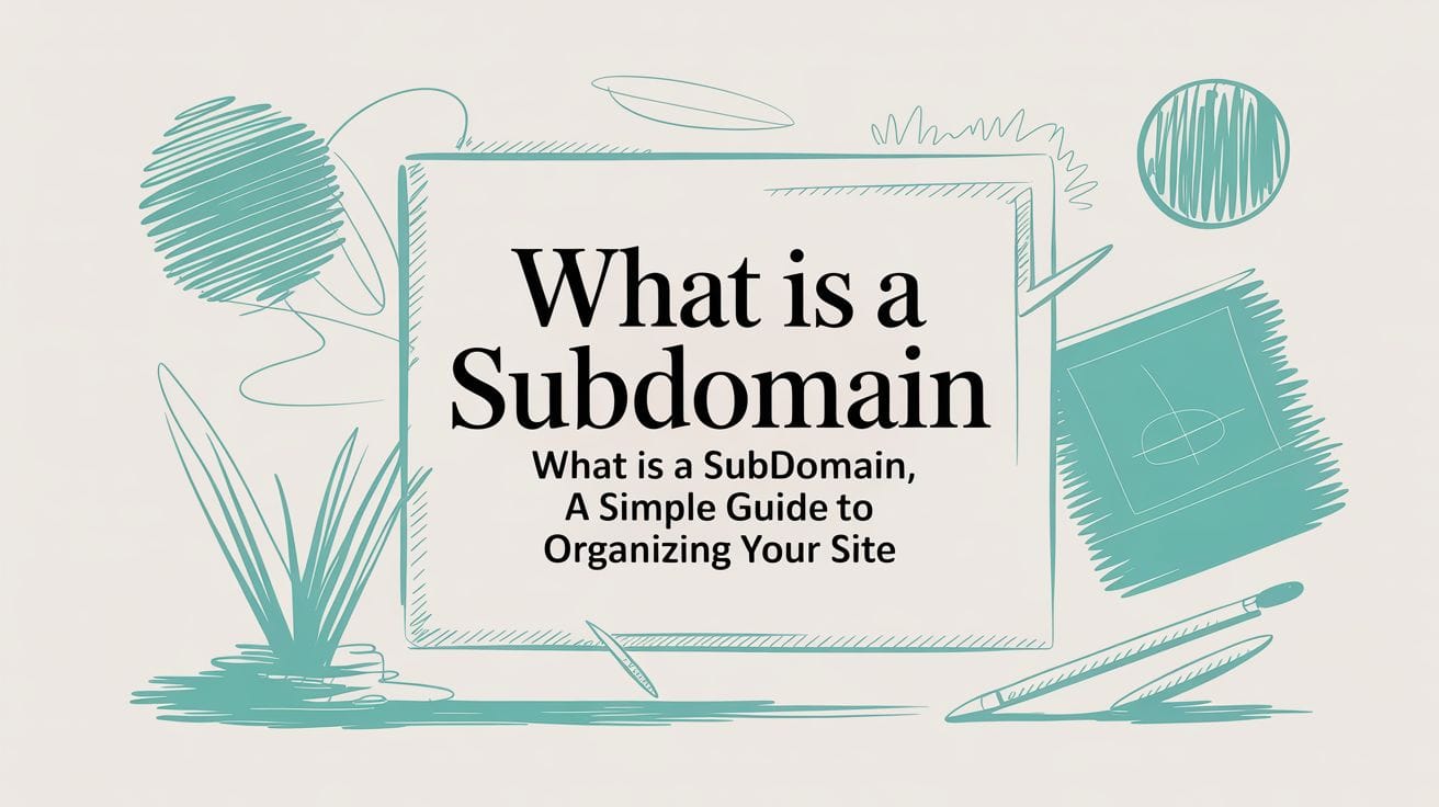What is a Subdomain: A Simple Guide to Organizing Your Site