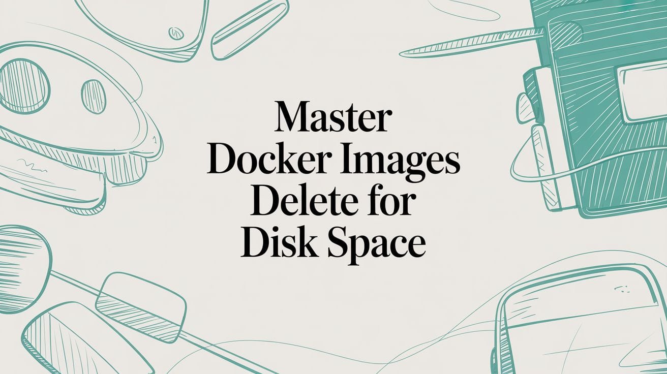 Master docker images delete for Disk Space