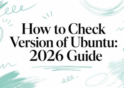 How to Check Version of Ubuntu: 2026 Guide 2 Check version of ubuntu ubuntu guide