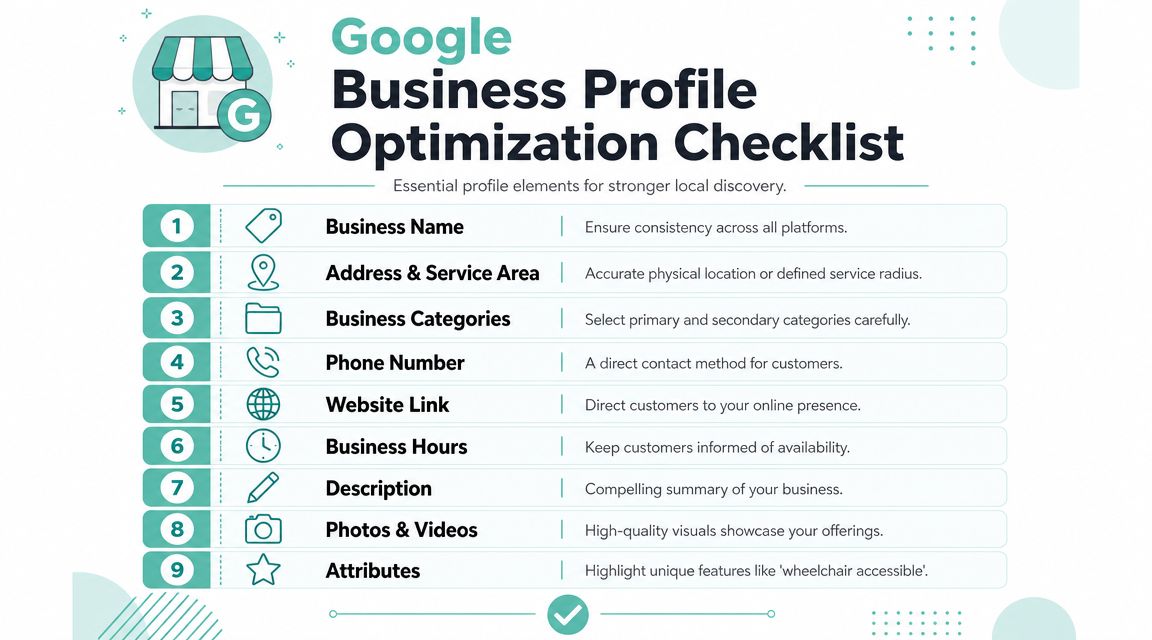 Google Local Business: Your Ultimate 2026 AU Guide 4 Optimising your core profile for local discovery