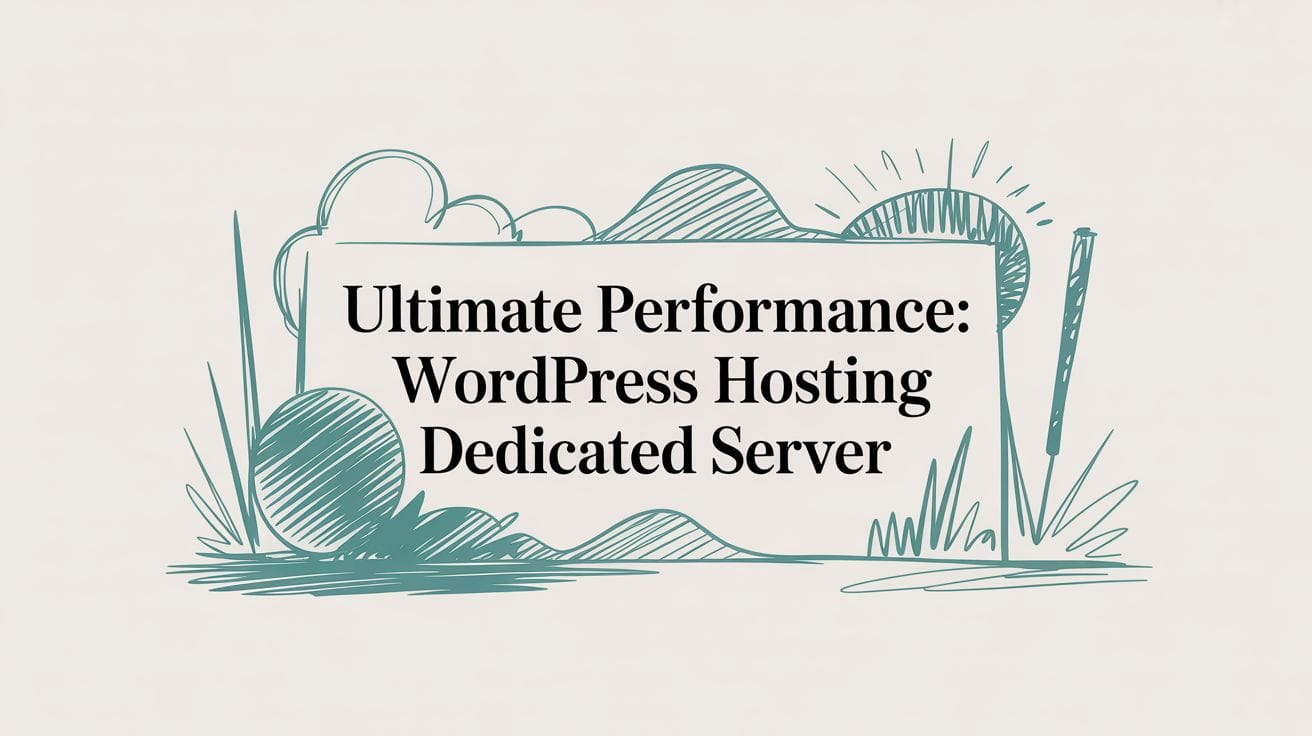 Ultimate Performance: WordPress Hosting Dedicated Server