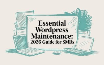 Essential WordPress Maintenance: 2026 Guide for SMBs wordpress-maintenance-office-illustration