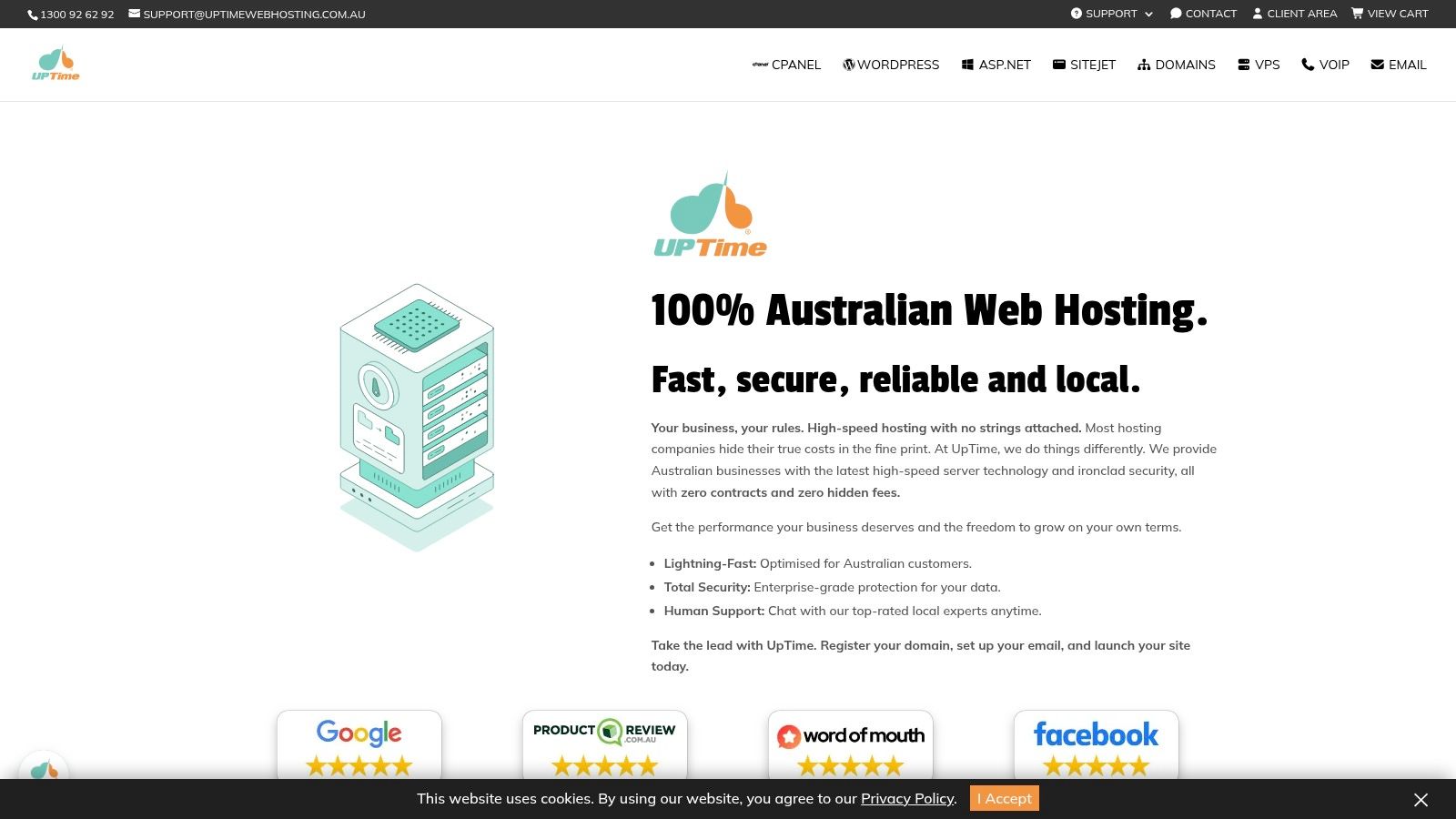 Your Australian Web Hosting Affiliate Program Guide 2026 4 Screenshot from https://uptimewebhosting. Com. Au