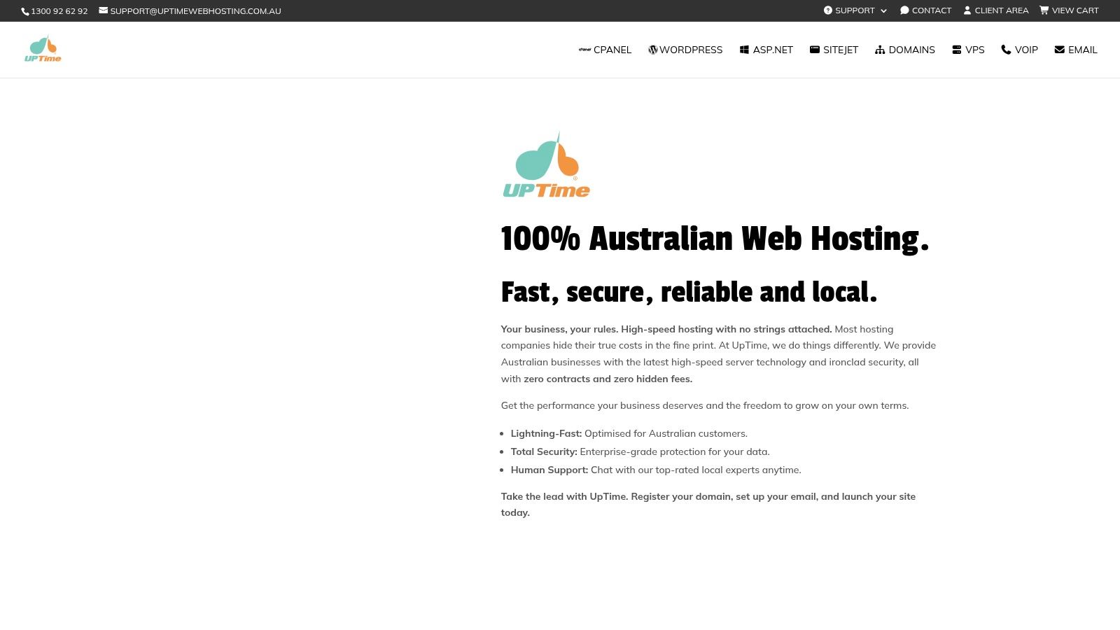 7 Fastest Web Hosting Australia Providers Tested for 2026 2 Uptime web hosting