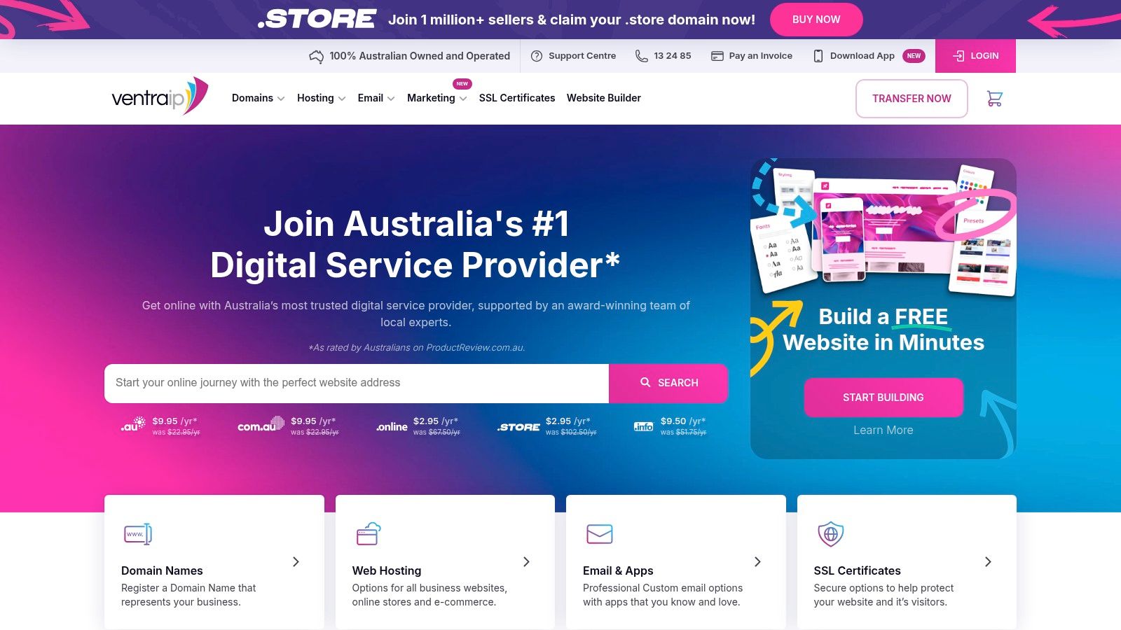 7 Fastest Web Hosting Australia Providers Tested for 2026 3 Ventraip australia