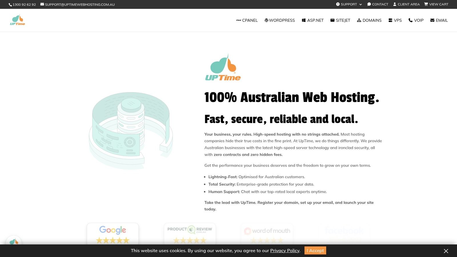 How Much Storage Do I Need? Your 2026 Web Hosting Guide 6 Screenshot from https://uptimewebhosting. Com. Au