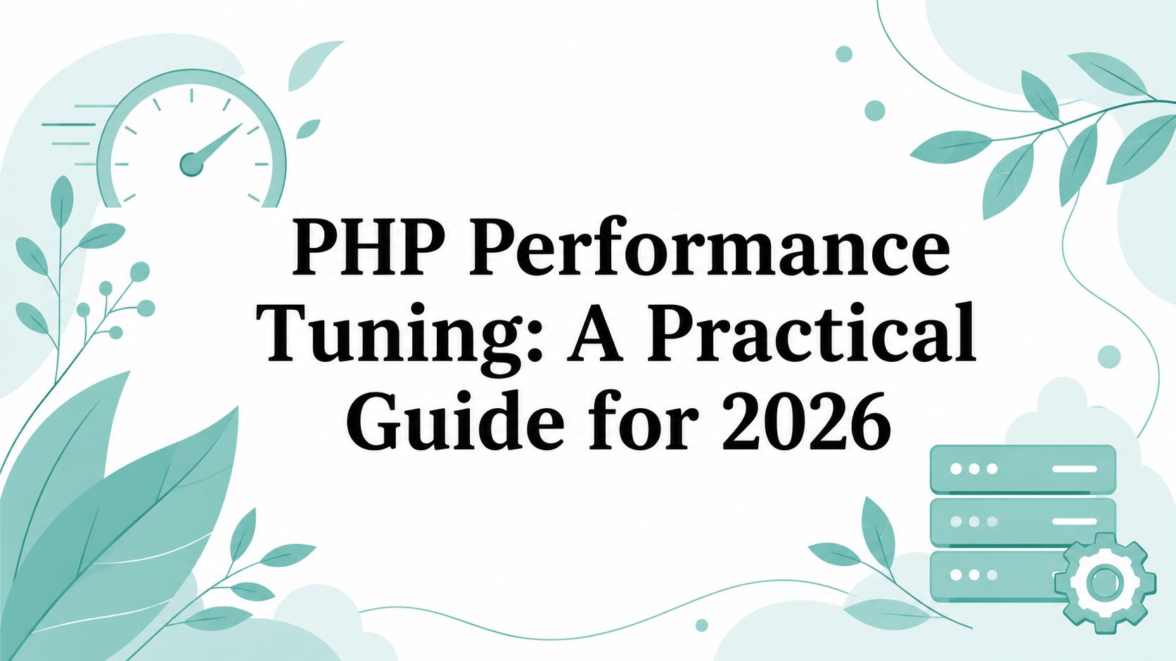 PHP Performance Tuning: A Practical Guide for 2026