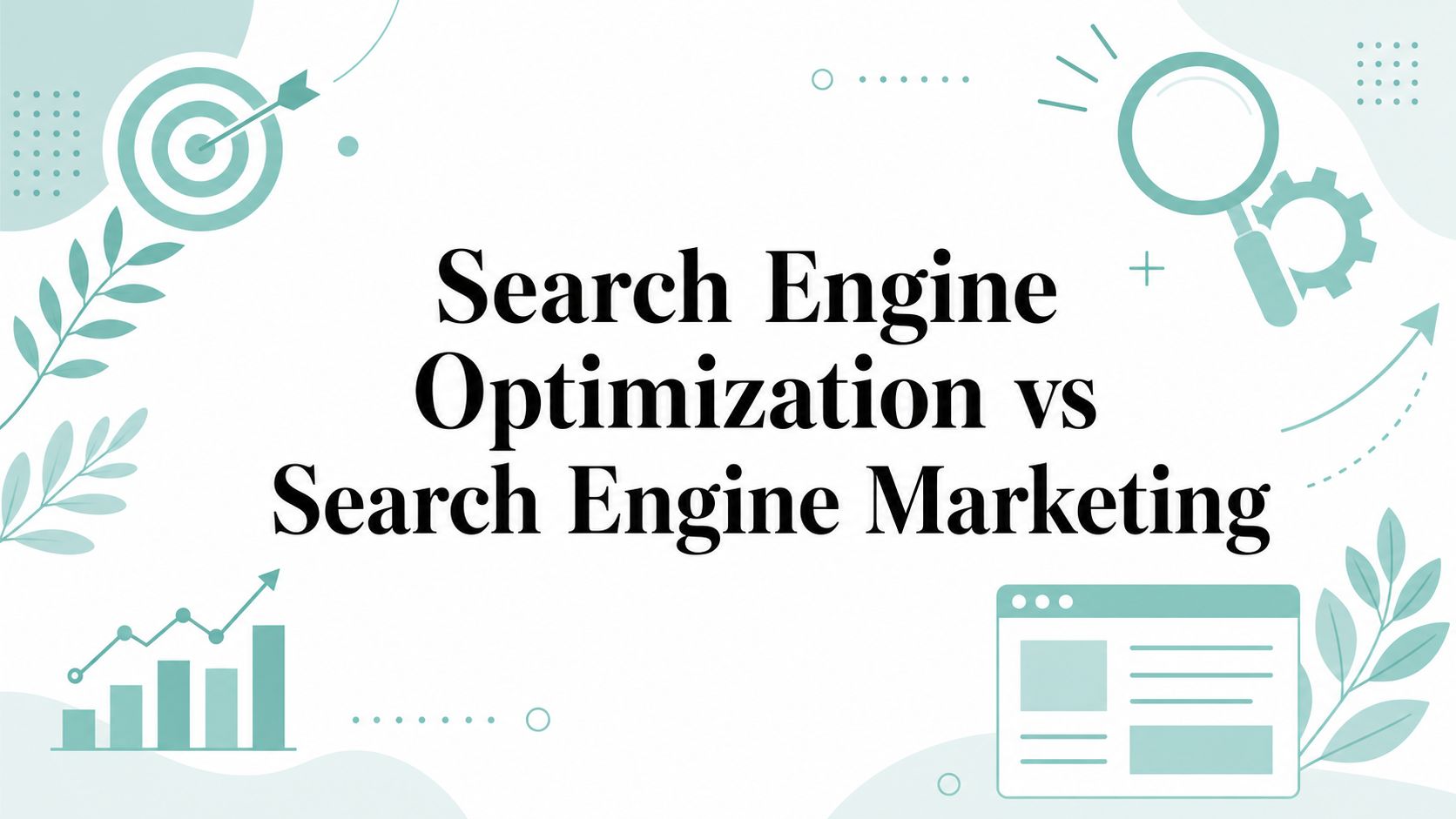 Search Engine Optimization vs Search Engine Marketing