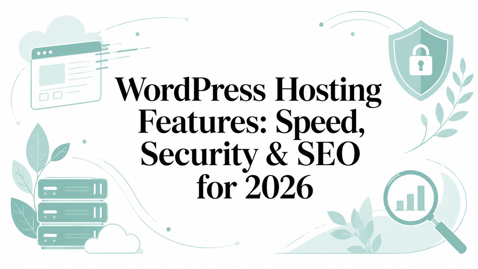 WordPress Hosting Features: Speed, Security & SEO for 2026