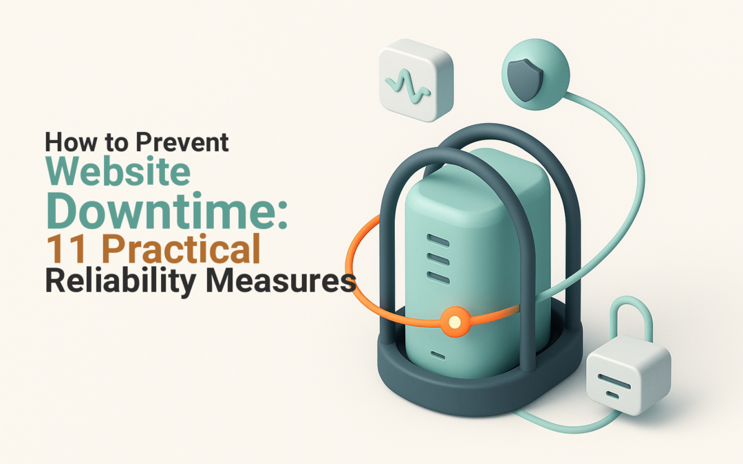Australian business owner reviewing website uptime controls and recovery paths
