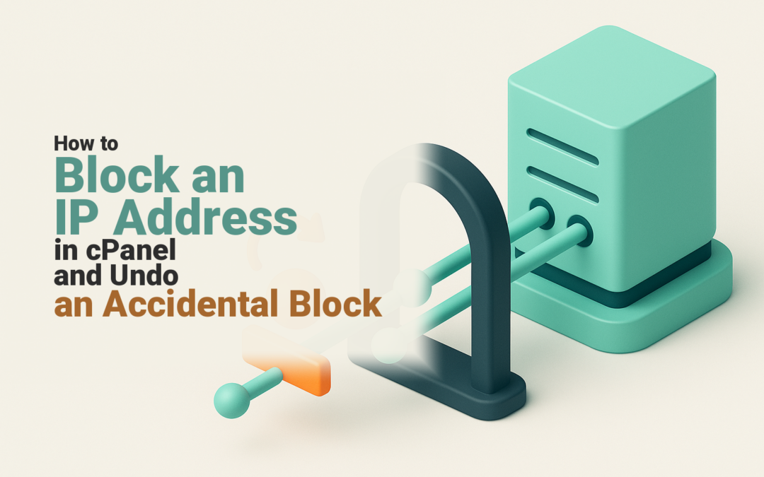 Cpanel security controls stopping one hostile ip while legitimate website traffic continues