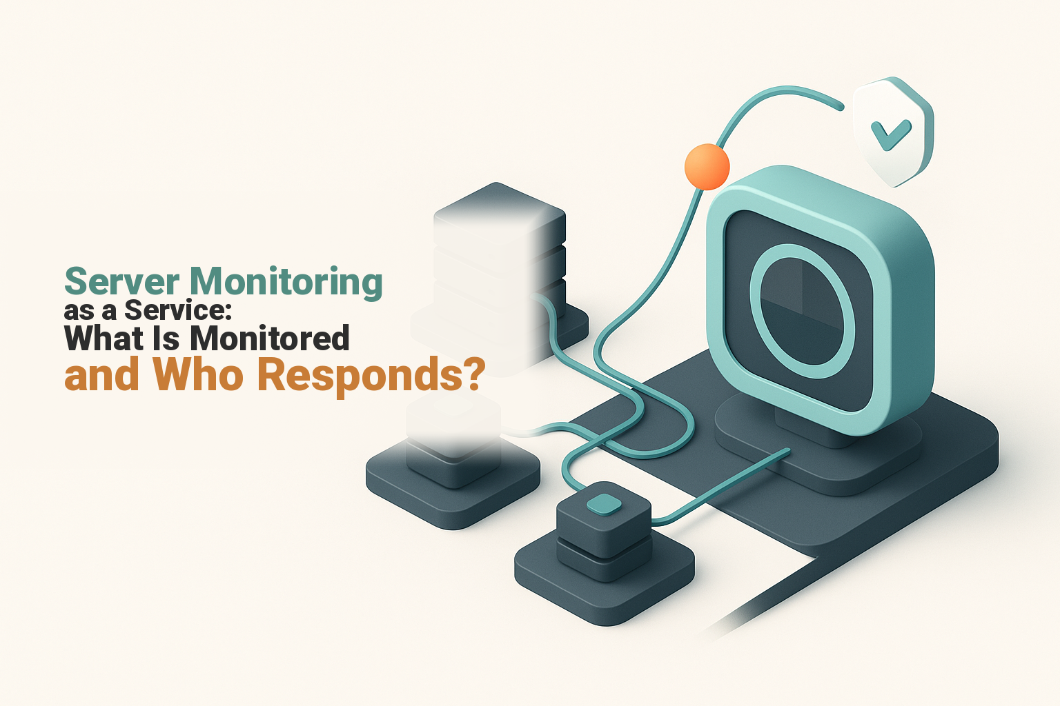 Server monitoring signals moving from infrastructure to alerts, response and reporting