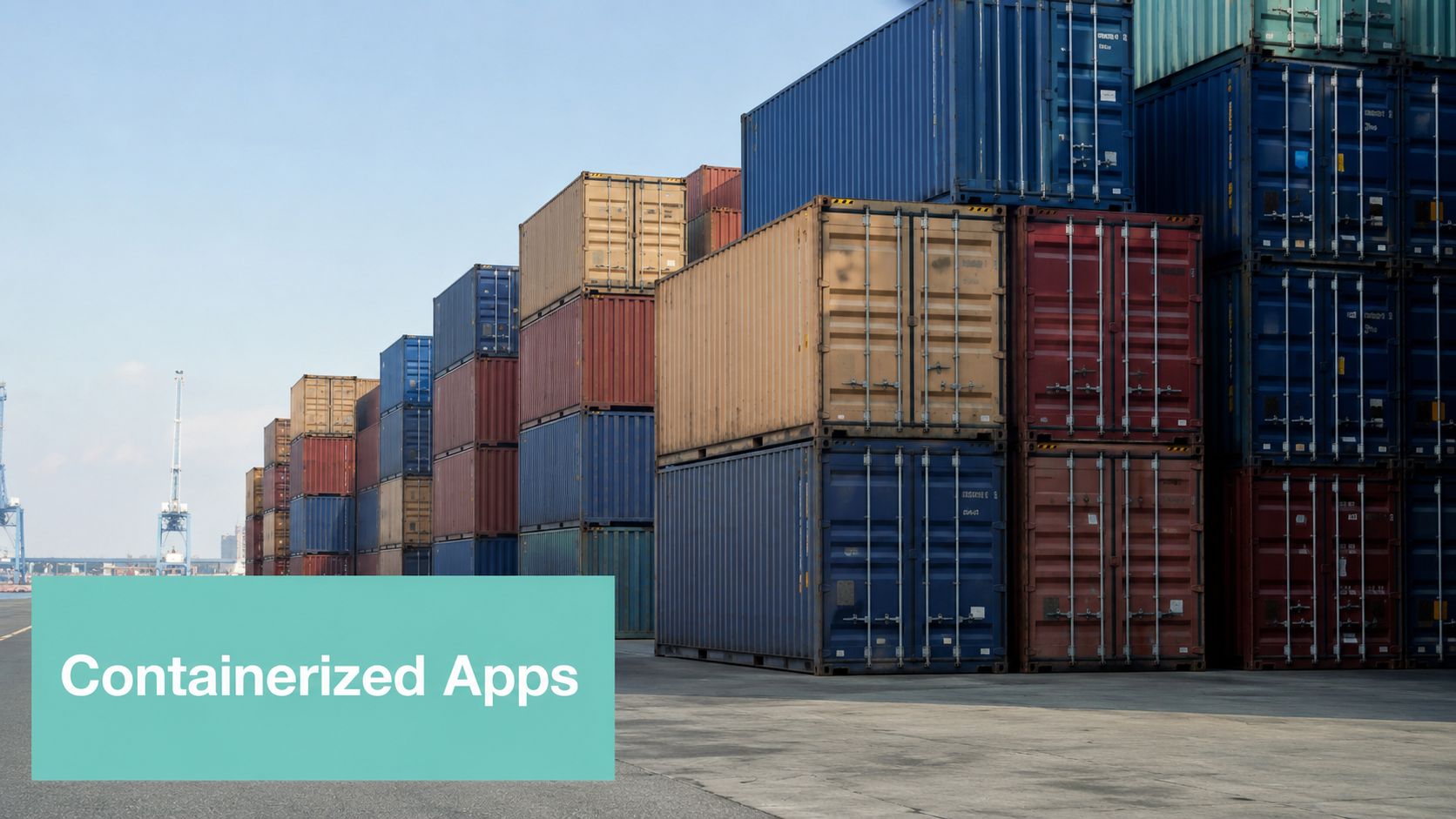 10 Cloud Computing Trends for Australian Businesses 11 Stack of colorful shipping containers representing organized infrastructure and modular design for modern digital technology solutions.