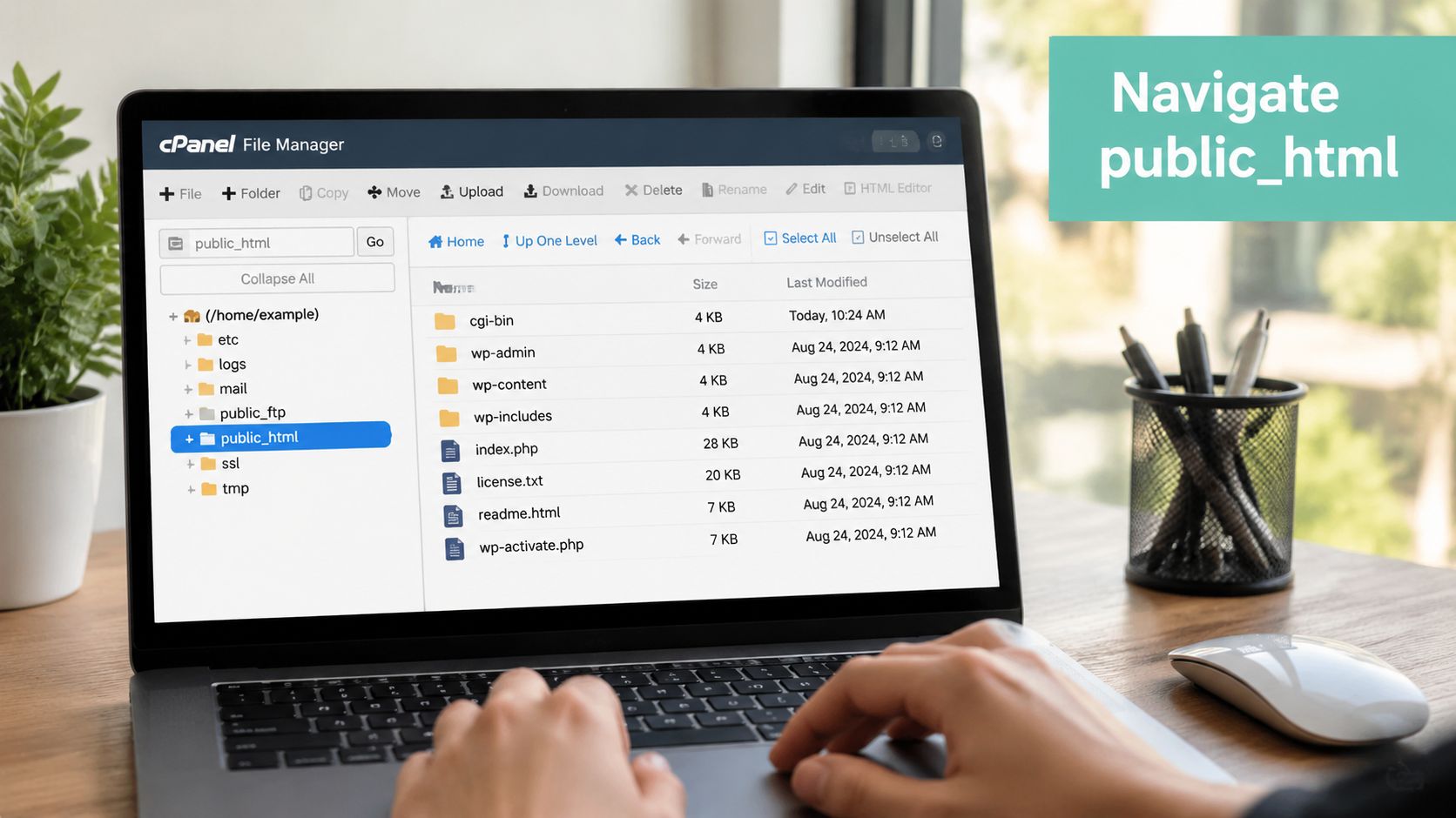 How to Use cPanel File Manager Without Breaking Your Site 11 Screenshot from https://docs. Uptimerobot. Com/cpanel-file-manager-toolbar. Png