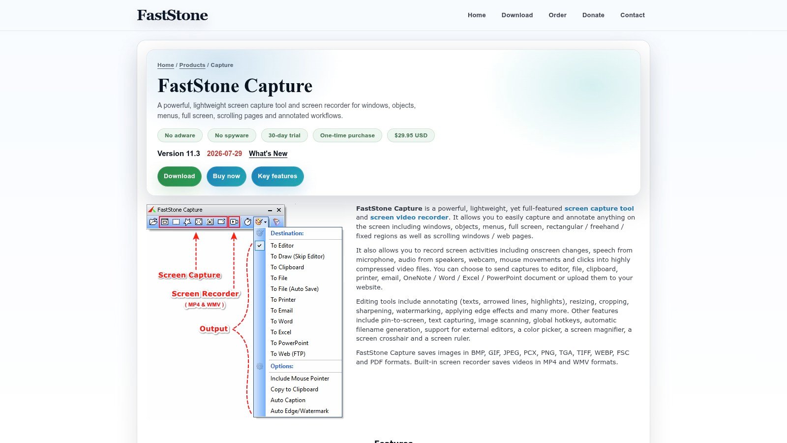 10 Snagit Alternatives for Australian Teams 6 Faststone capture website