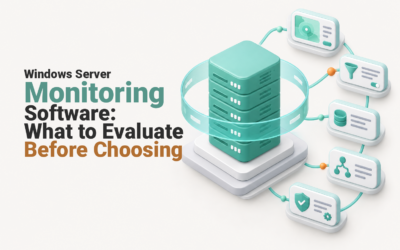 Windows Server Monitoring Software: What to Evaluate Before Choosing Windows Server monitoring connected to coverage, alerts, history, escalation and maintenance modules