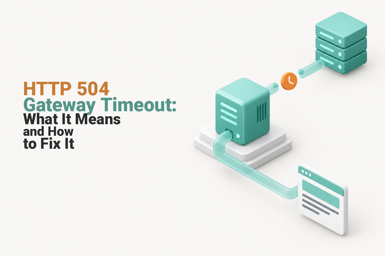 HTTP 504 timeout between a gateway server and an upstream application