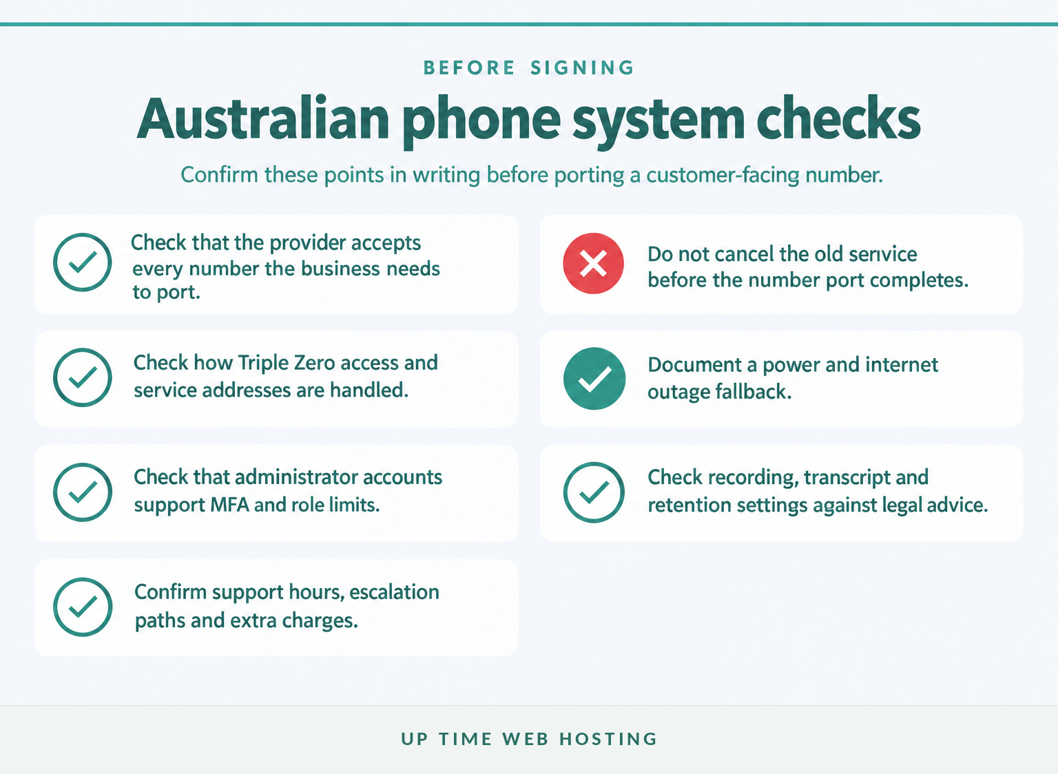 Virtual Office Phone Systems in Australia: Features, Costs and Setup Options 4 Checklist for choosing an australian virtual phone system provider