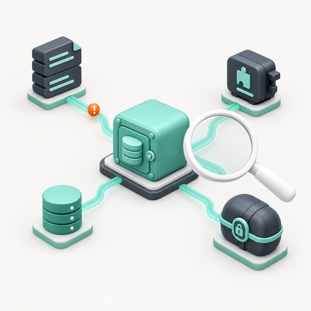 Woocommerce logs and backup files being checked for accidentally stored card data.