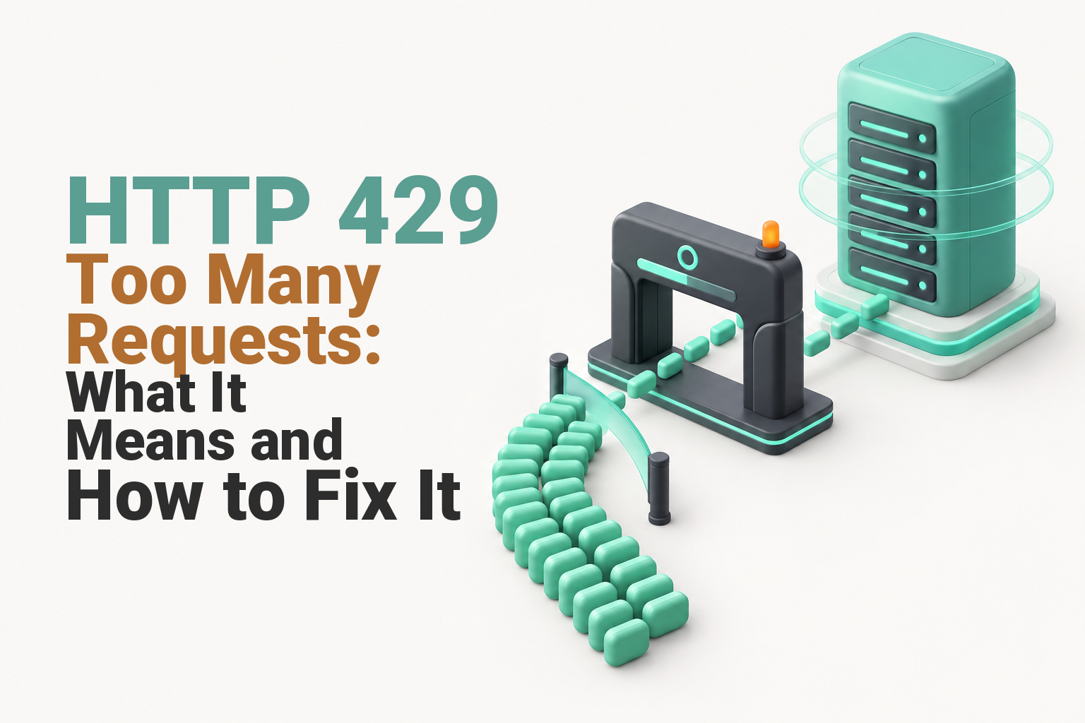 Web server limiting a burst of incoming website requests