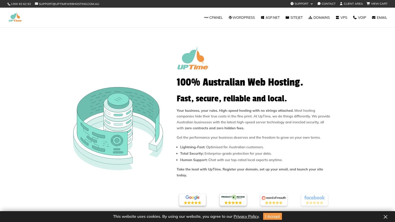 What Is Website Builder 7 Screenshot from https://uptimewebhosting. Com. Au